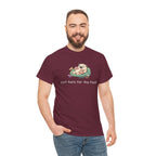 Pug Pizza Tee — "Just Here for the Food" Funny Dog T-Shirt