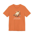 Cat Nap T‑Shirt — "How I Be In My Purrsonal Space" Cute Relaxed Cat Graphic Tee