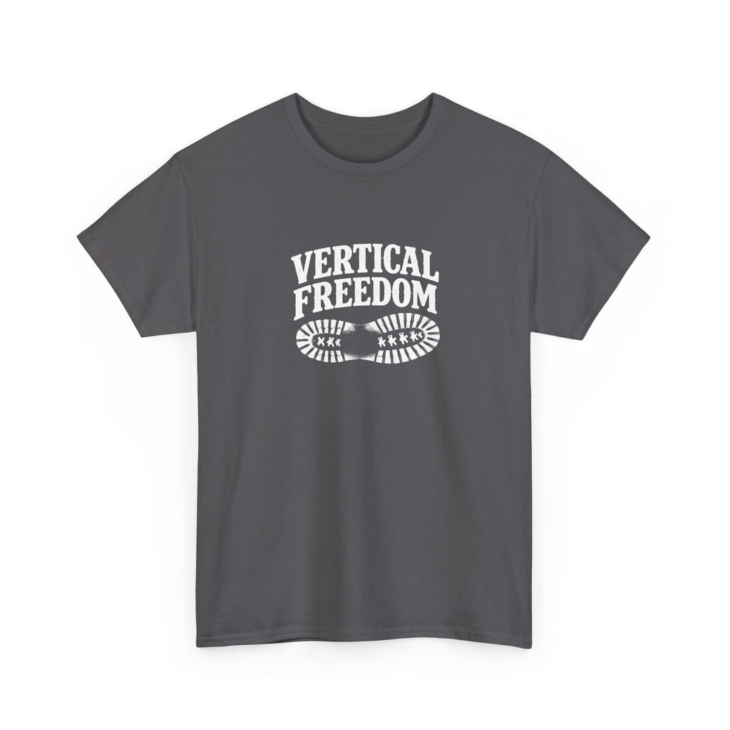 Vertical Freedom Outdoor Adventure Hiking Climbing Bootprint Tee
