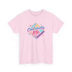 Confidently Me Tee — Retro Pastel Self-Love Graphic T-Shirt