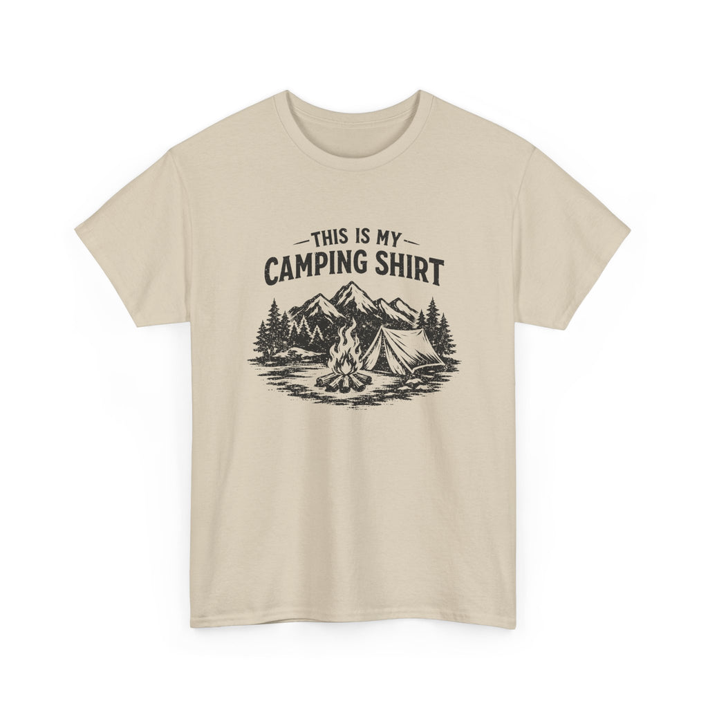 This Is My Camping Shirt - Graphic T‑Shirt for Campers & Outdoor Lovers