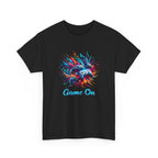 Gaming T-Shirt — 'Game On' Color Splash Controller Tee