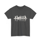 Music Band Silhouette Tee — Musicians Reflection T-Shirt