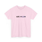 Cat Mom T-Shirt — Cute Minimalist Cat Mom Tee