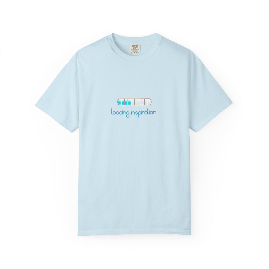 T‑Shirt — "Loading Inspiration" Minimal Progress Bar Graphic Tee