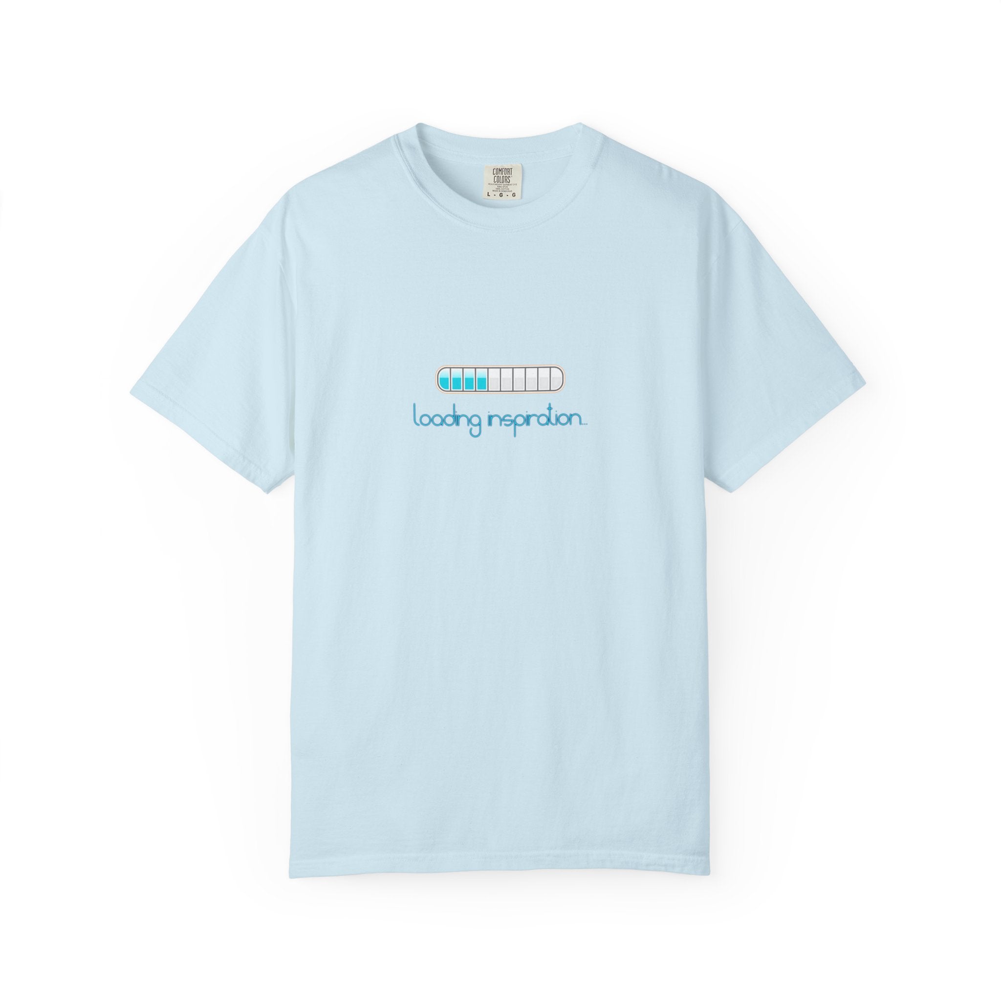 T‑Shirt — "Loading Inspiration" Minimal Progress Bar Graphic Tee