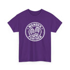 T-Shirt — 'Wander Further' Hiking Boots Graphic Tee — Outdoor Adventure Shirt