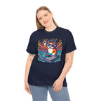 DJ Cat Turntable T-Shirt — Retro Music Cat Graphic Tee