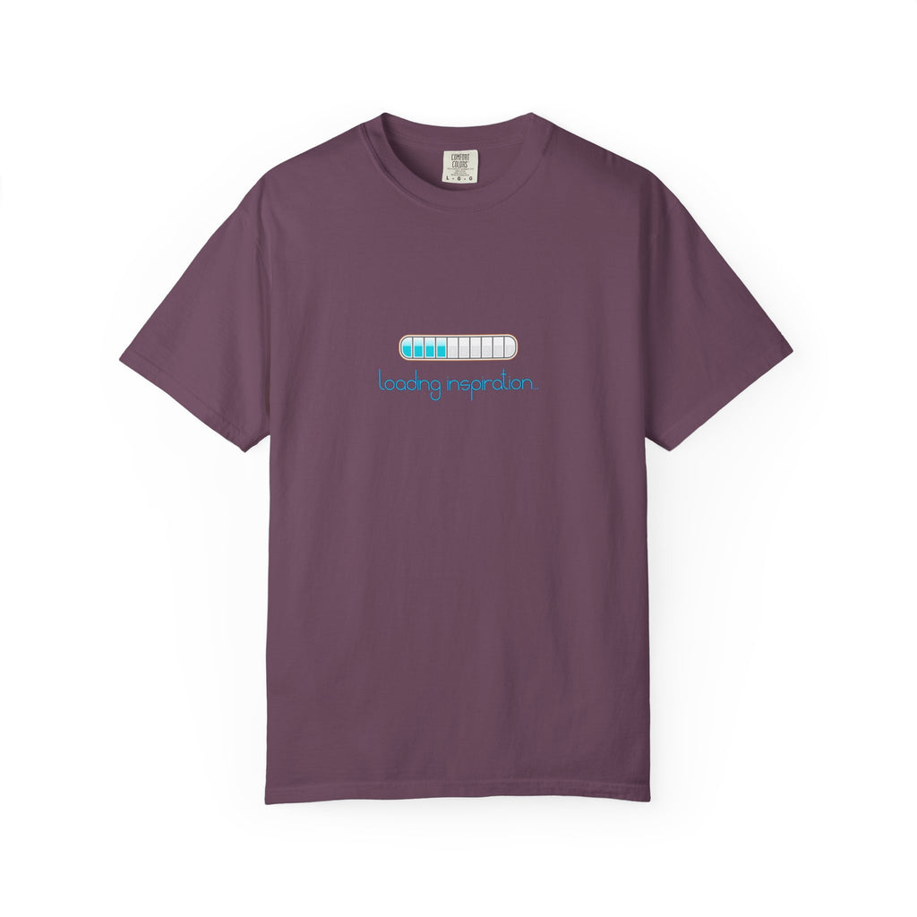 T‑Shirt — "Loading Inspiration" Minimal Progress Bar Graphic Tee