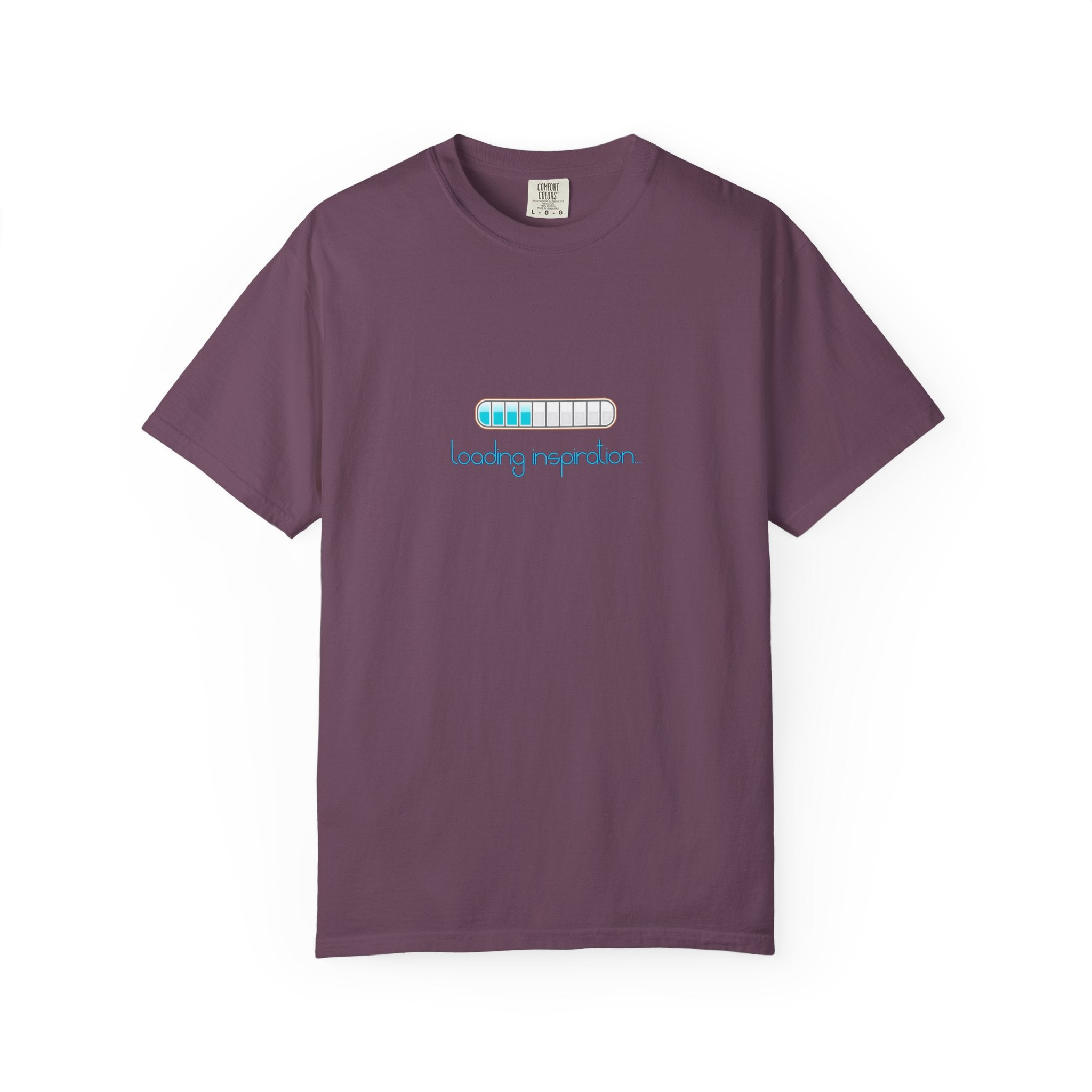 T‑Shirt — "Loading Inspiration" Minimal Progress Bar Graphic Tee