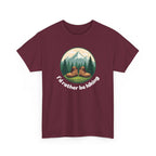 Hiking T-Shirt — 'I'd Rather Be Hiking' Mountain & Camping Graphic Tee