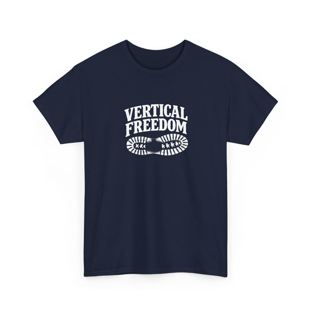 Vertical Freedom Outdoor Adventure Hiking Climbing Bootprint Tee