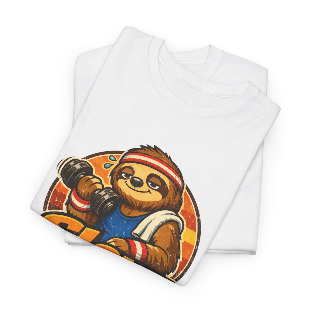 Slow Gains T-Shirt — Funny Sloth Gym Tee