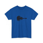Guitar Silhouette Tee – Minimal Acoustic Music T-Shirt