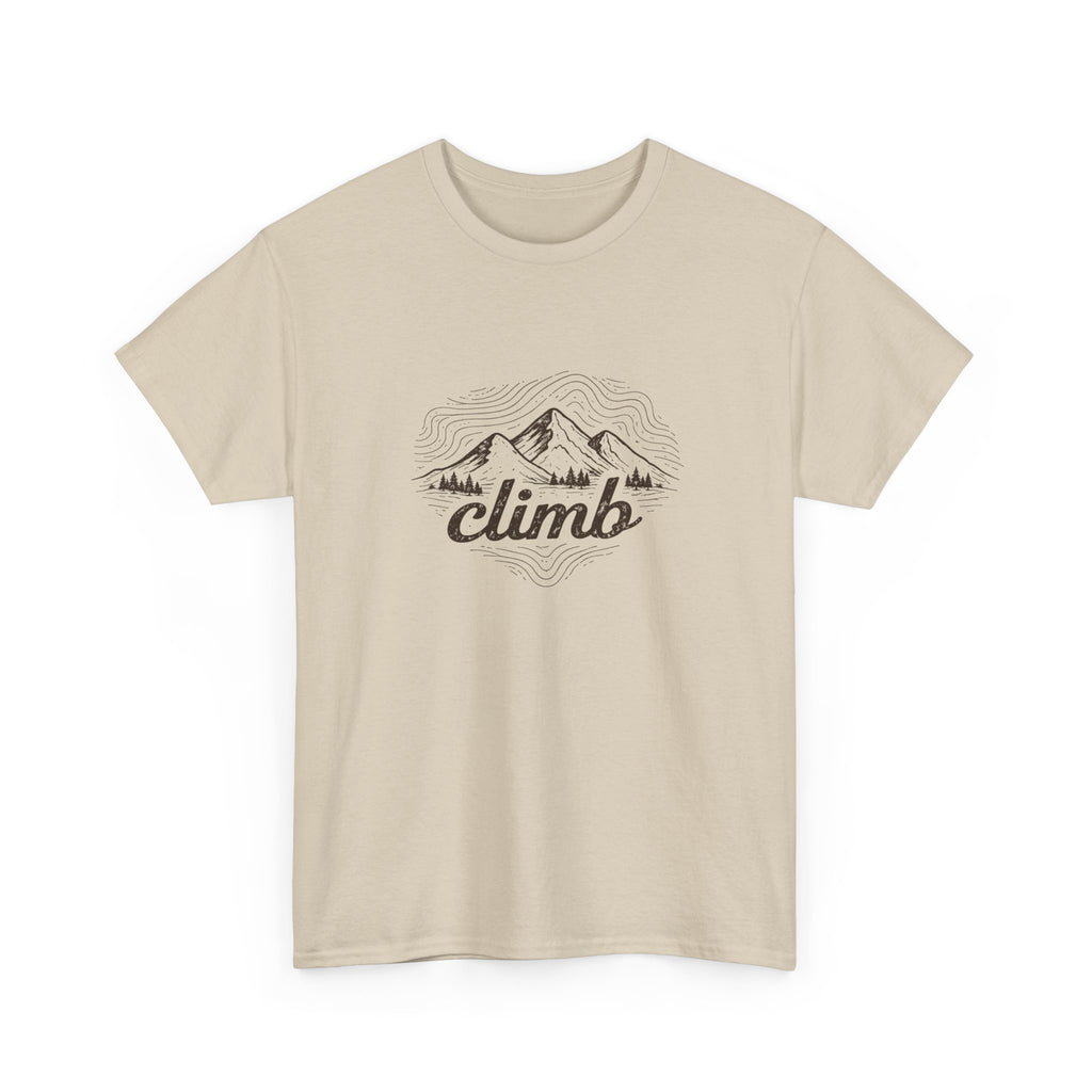 Climb Mountains Graphic Tee — Adventure Hiking T‑Shirt