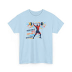 Weightlifting Motivation Tee — “Work For It, Fight For It, Never Quit” Gym Shirt