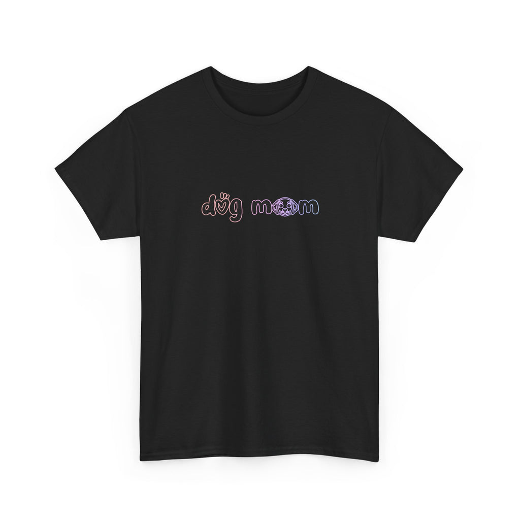 Dog Mom T‑Shirt — Cute Paw Print Graphic Tee for Pet Lovers