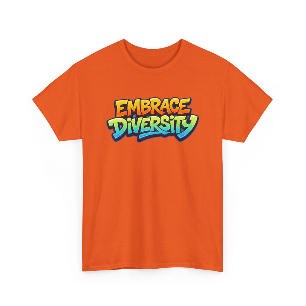 Embrace Diversity T-Shirt — Colorful Graffiti Pride Tee