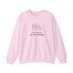 Crewneck Sweatshirt — “I’m Not Antisocial, I’m Pro-Solitude” Minimal Introvert Illustration