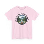 Campfire T-Shirt — "Life Is Better by the Campfire" Scenic Outdoor Tee