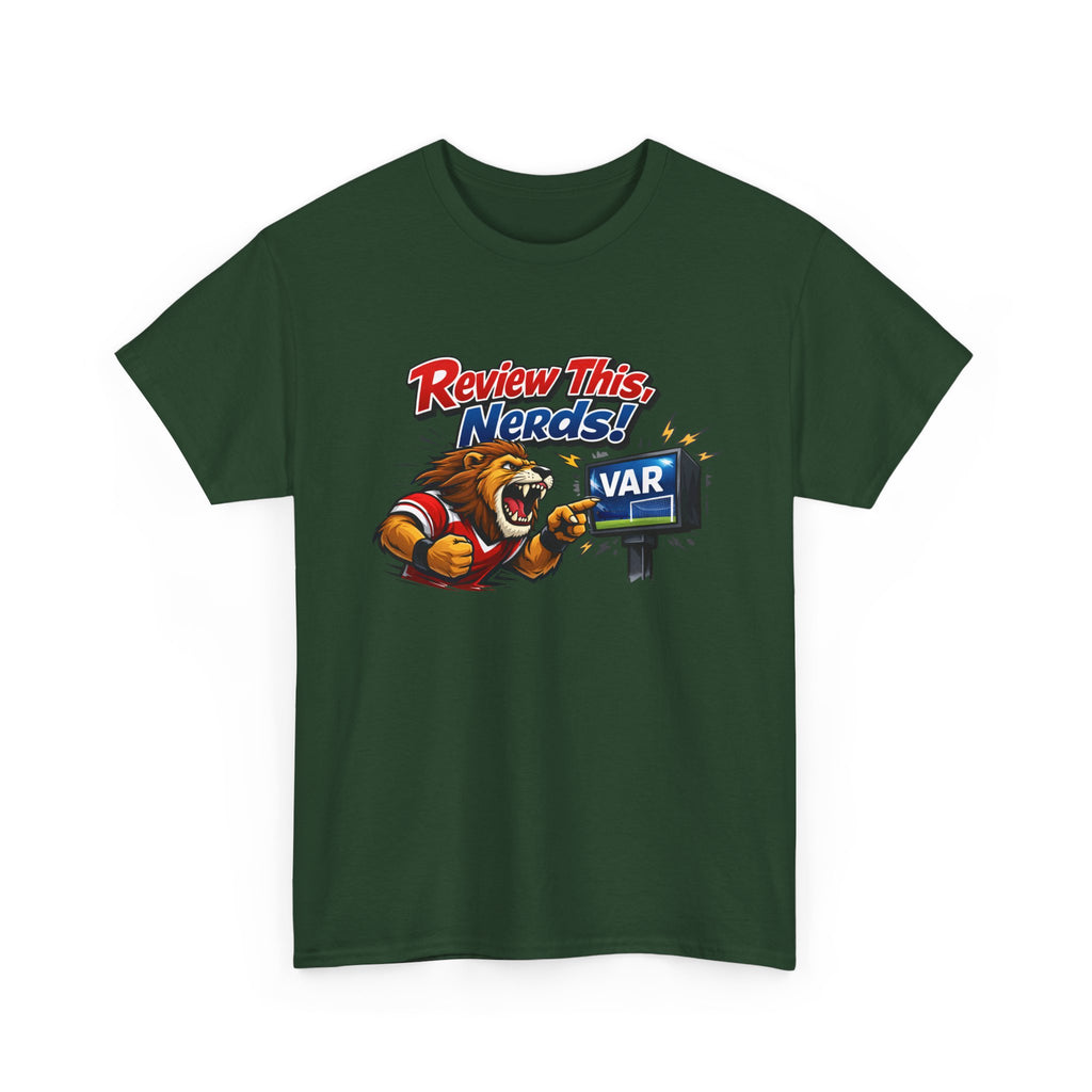 "Review This, Nerds!" VAR Soccer Referee Funny Graphic Tee