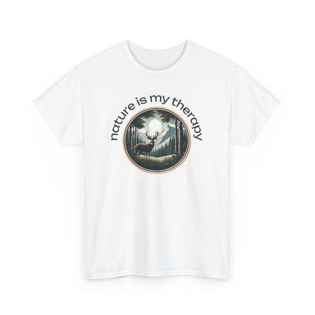 Nature Is My Therapy T-Shirt — Forest Meditation Graphic Tee