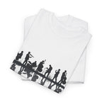 Music Band Silhouette Tee — Musicians Reflection T-Shirt