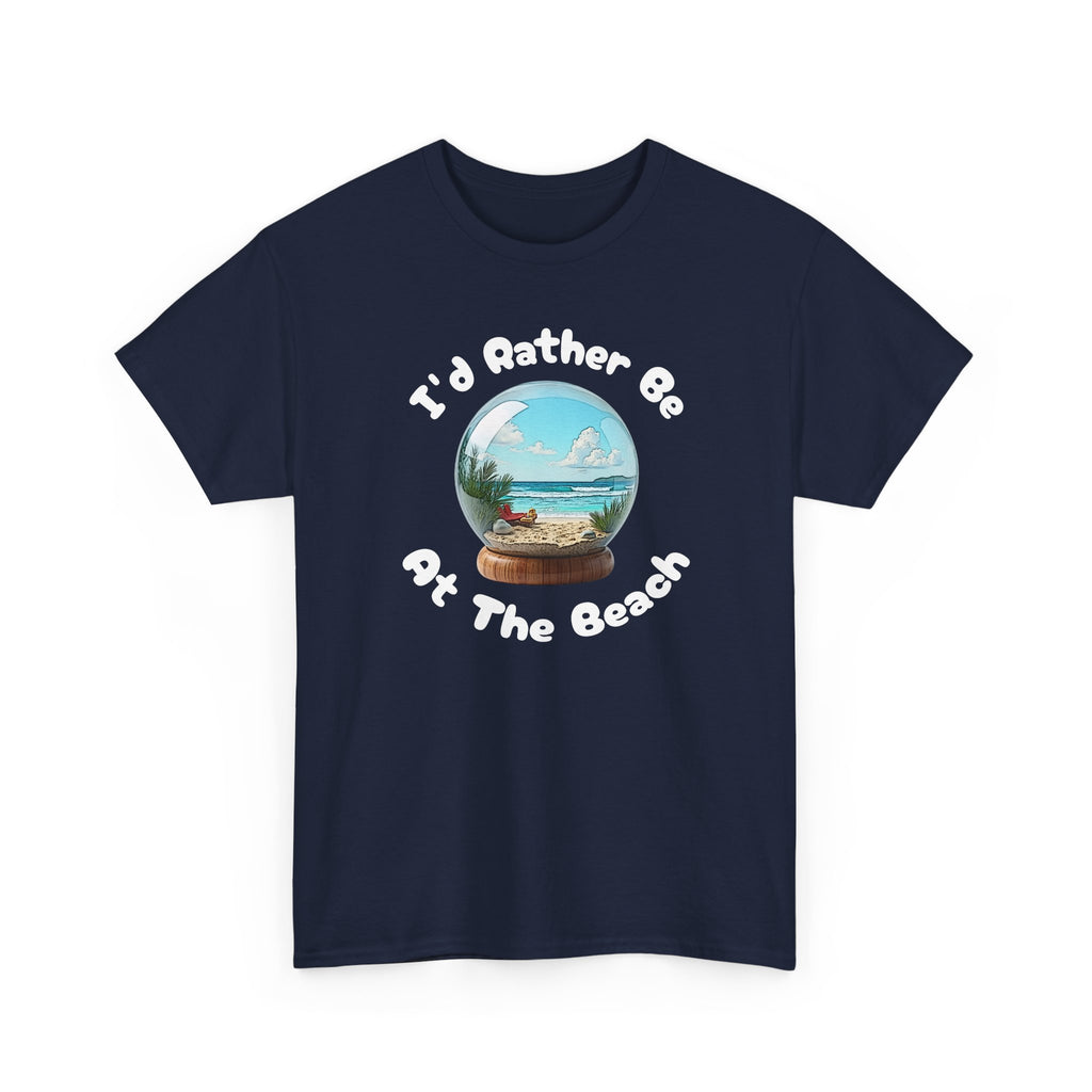 I'd Rather Be At The Beach T-Shirt — Beach Vibes Graphic Tee
