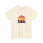Sunset Smartphone Zombies T-Shirt — Retro Graphic Tee