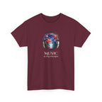 Music Is My Escape T-Shirt — Colorful Headphone Art Tee