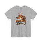 Slow and Steady Gains Tee — Funny Gym Snail Workout T-Shirt