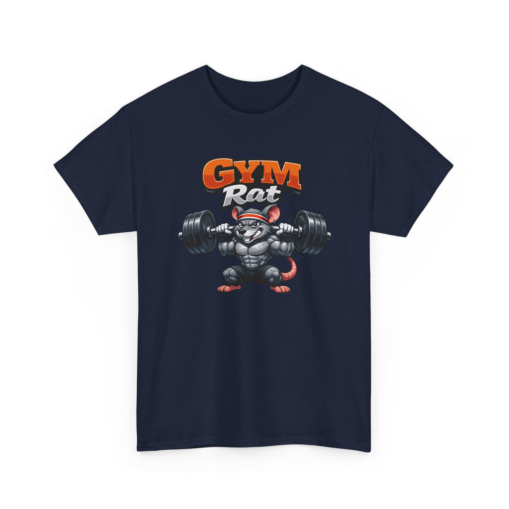 Gym Rat T‑Shirt — Funny Weightlifting Rat Gym Tee