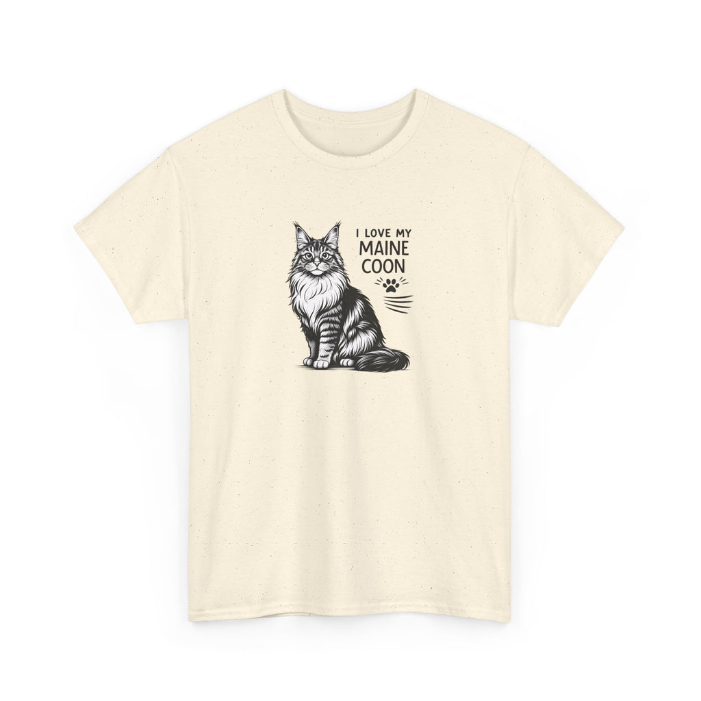 'I love my maine coon cat'