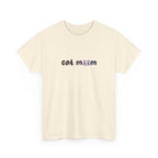 Cat Mom T-Shirt — Cute Minimalist Cat Mom Tee