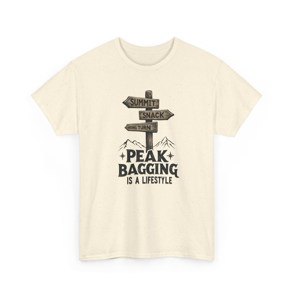 Peak Bagging Tee — 'Peak Bagging Is a Lifestyle' Hiking T‑Shirt