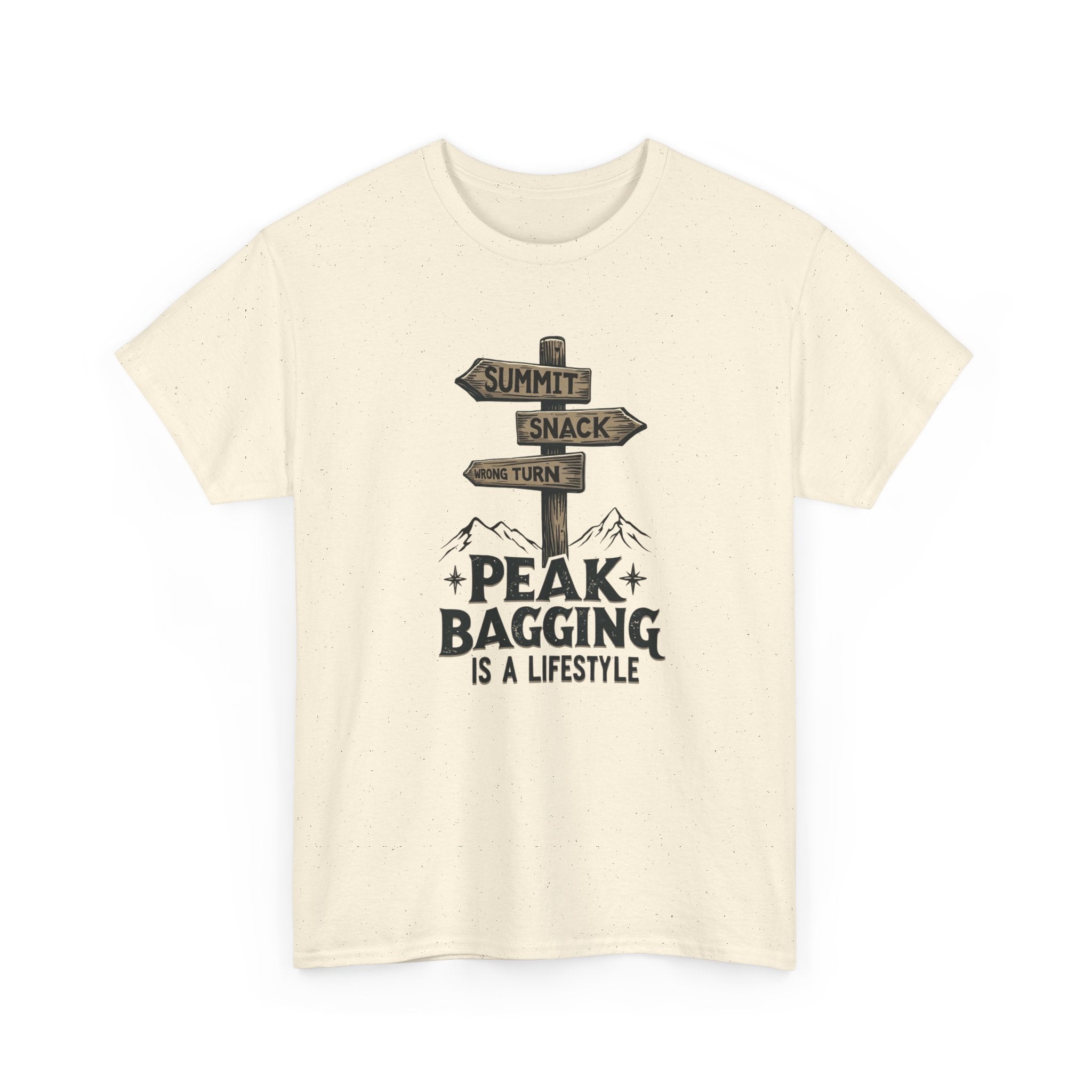 Peak Bagging Tee — 'Peak Bagging Is a Lifestyle' Hiking T‑Shirt