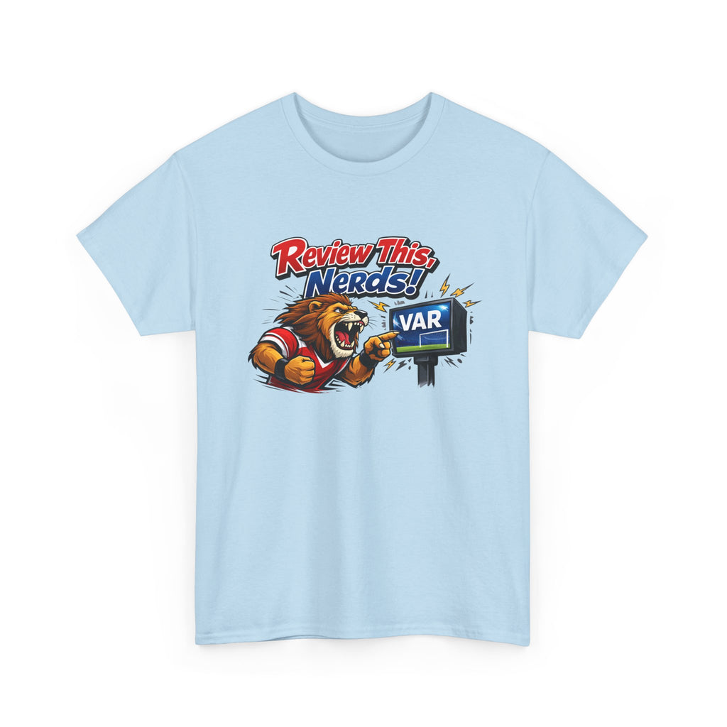 "Review This, Nerds!" VAR Soccer Referee Funny Graphic Tee
