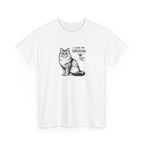 a black and white graphic of a siberian cat with the text 'i love my siberian'