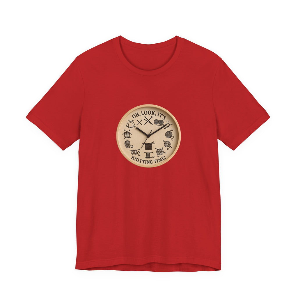 Knitting Time T-Shirt — "Oh, Look, It’s Knitting Time!" Graphic Tee