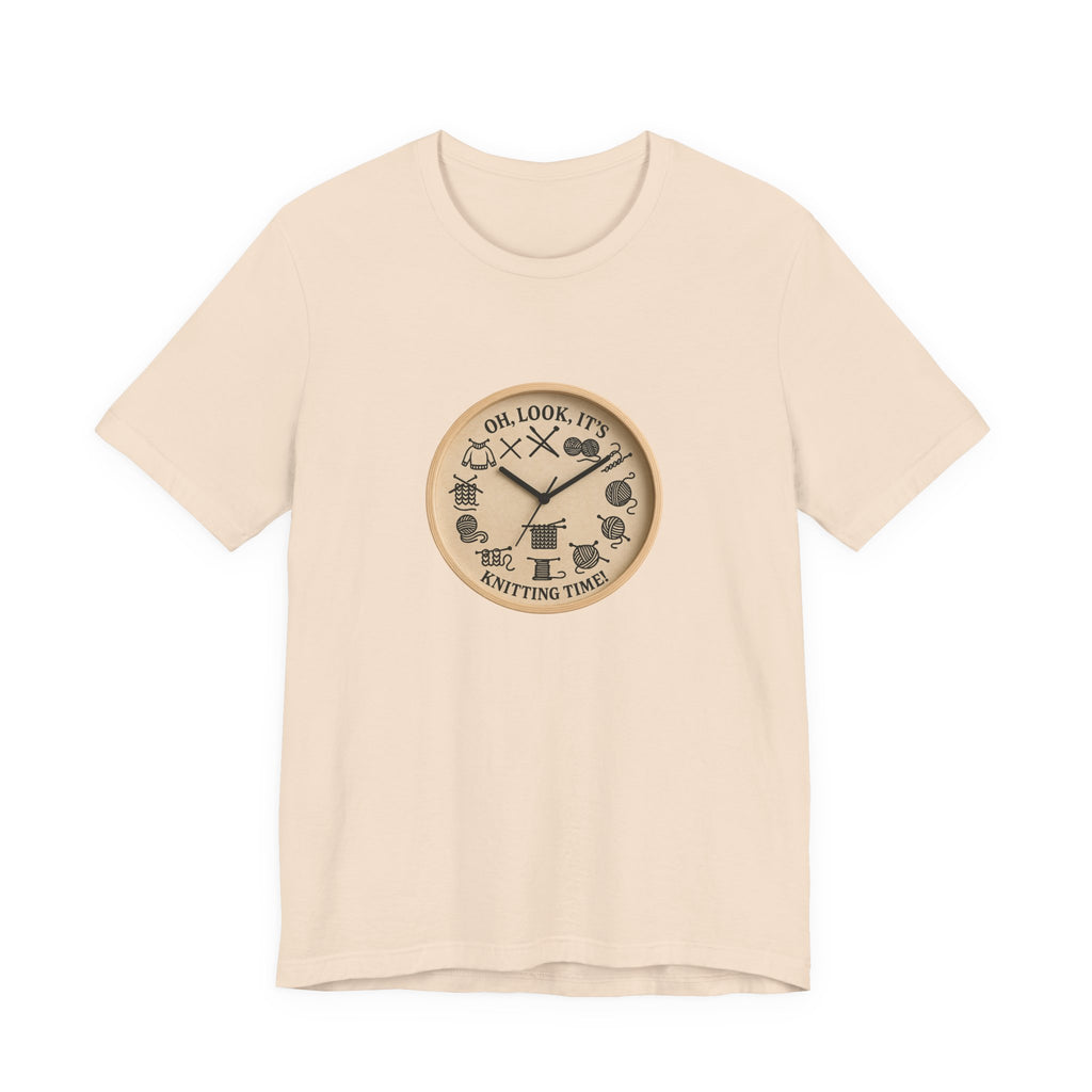 Knitting Time T-Shirt — "Oh, Look, It’s Knitting Time!" Graphic Tee