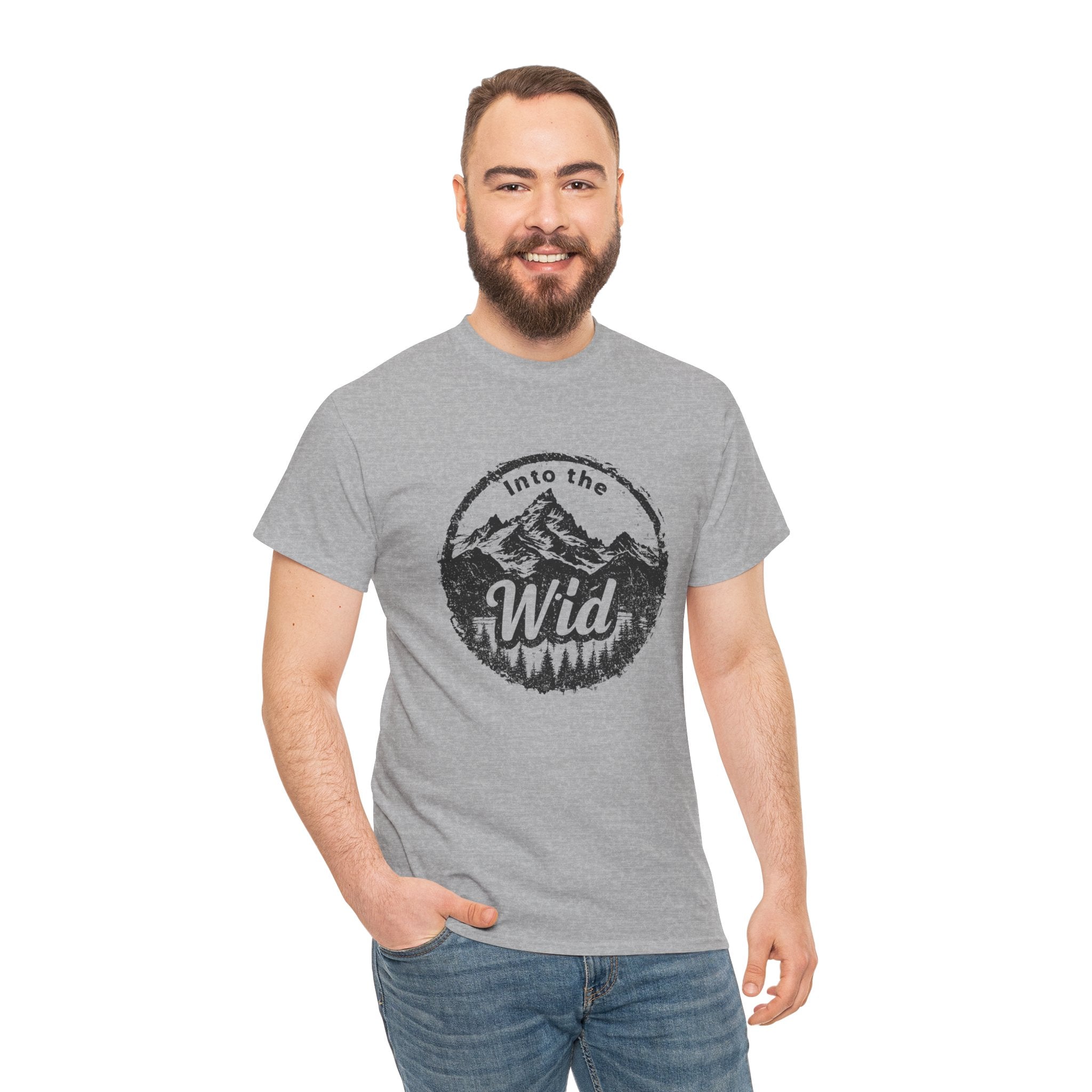 Into the Wild T-Shirt — Mountain Adventure Graphic Tee