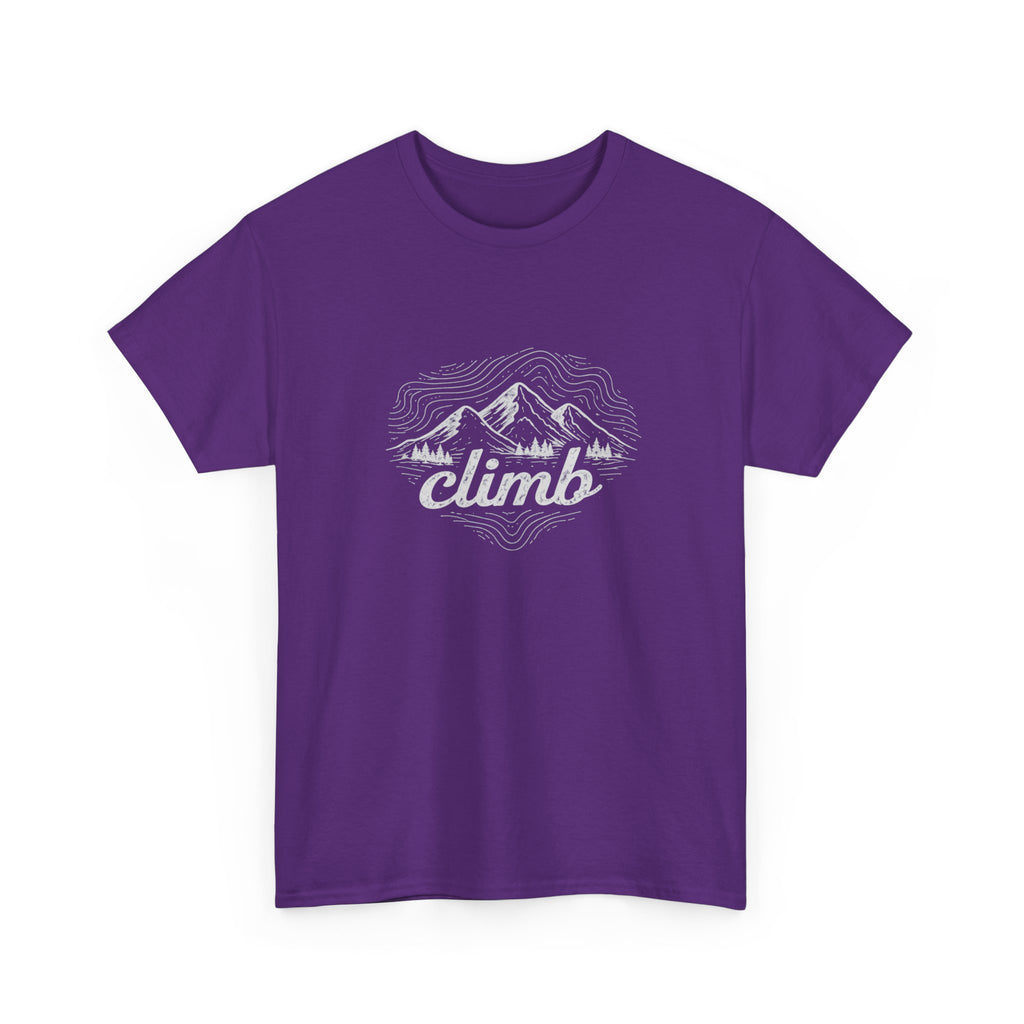 Climb Mountains Graphic Tee — Adventure Hiking T‑Shirt