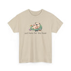 Pug Pizza Tee — "Just Here for the Food" Funny Dog T-Shirt