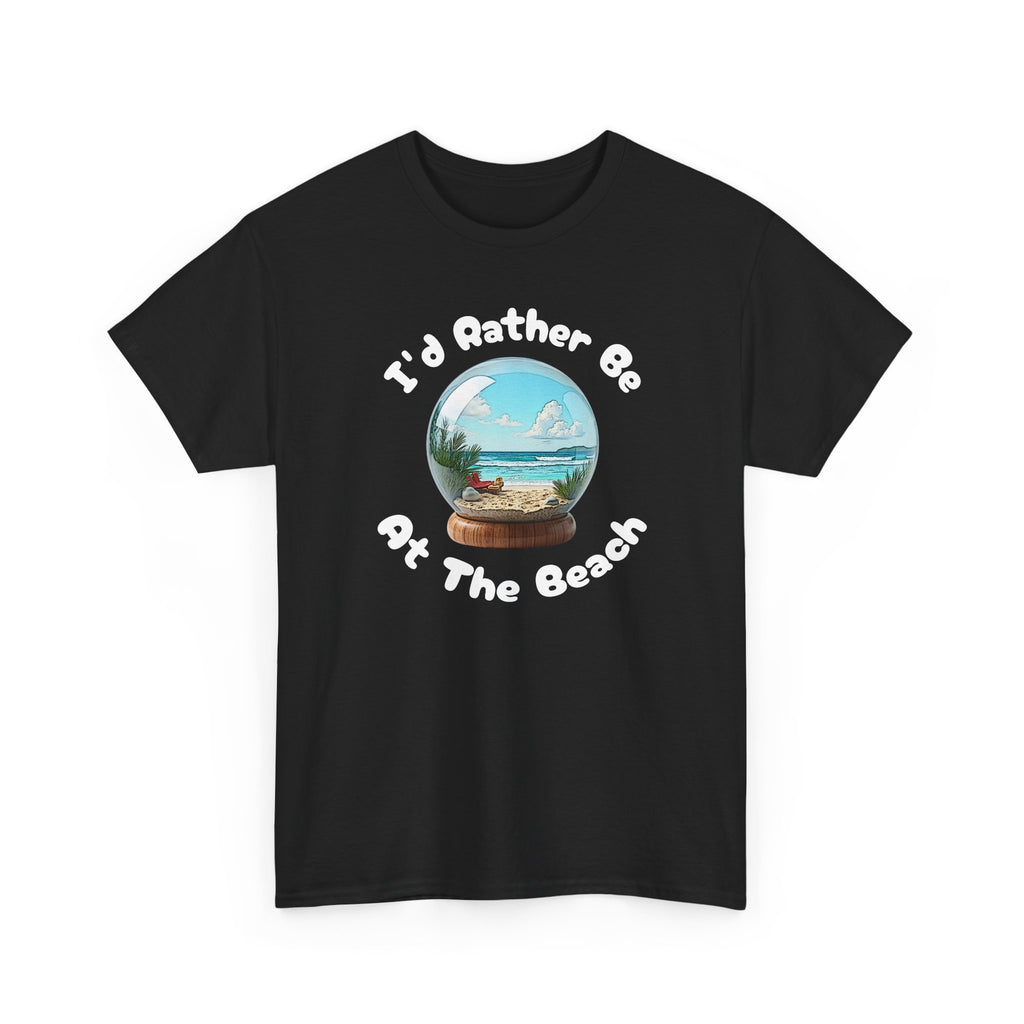 I'd Rather Be At The Beach T-Shirt — Beach Vibes Graphic Tee