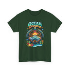 Ocean Dreams T‑Shirt — Tropical Sunset Sea Turtle Graphic Tee