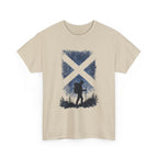 Hiker Scotland Flag T-Shirt — Scottish Hiking Graphic Tee