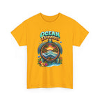 Ocean Dreams T‑Shirt — Tropical Sunset Sea Turtle Graphic Tee