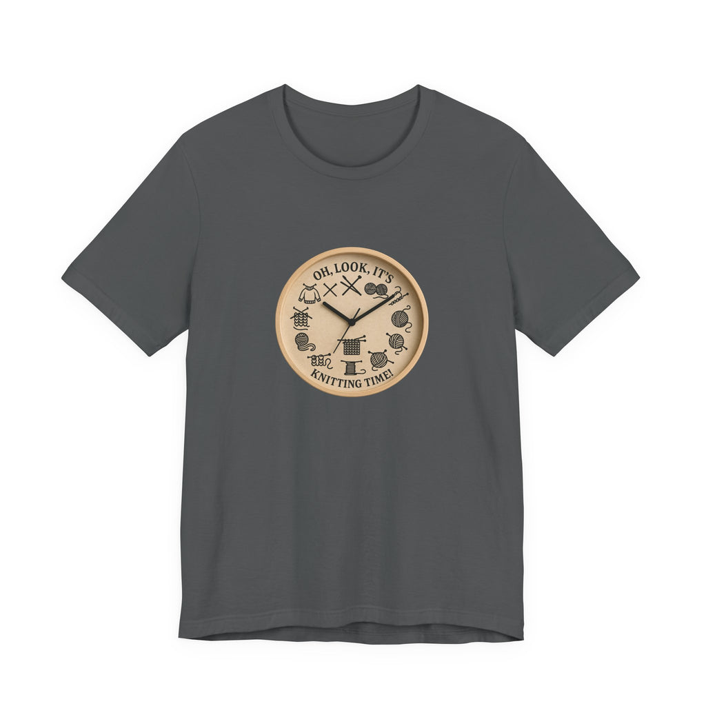 Knitting Time T-Shirt — "Oh, Look, It’s Knitting Time!" Graphic Tee