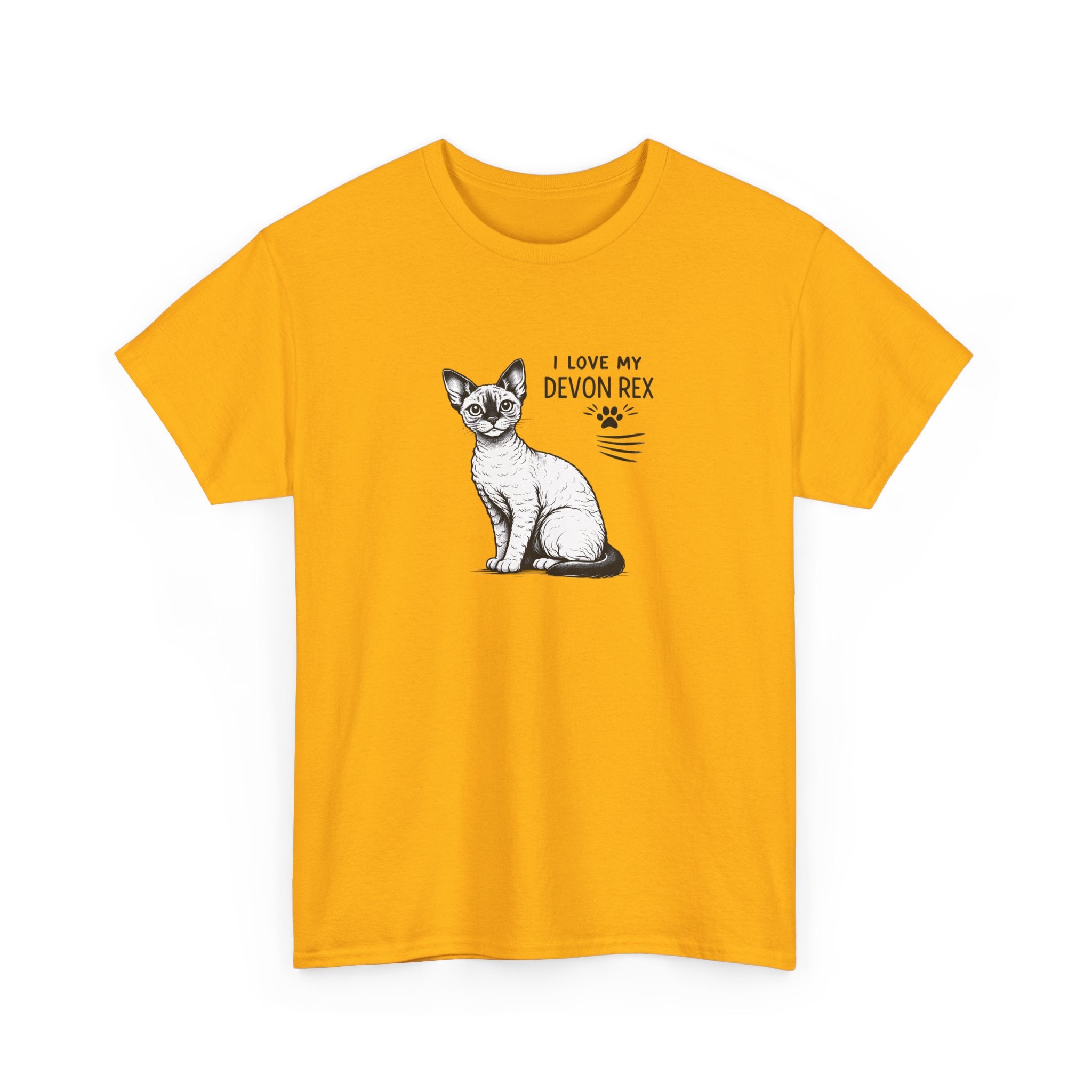 Devon Rex Cat T-Shirt — I Love My Devon Rex Graphic Tee
