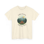 Hike More Worry Less T-Shirt — Nature Hiking Graphic Tee
